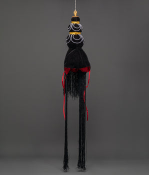 Traditional Black Vajrayana Crown