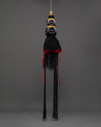 Traditional Black Vajrayana Crown