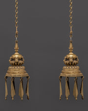 Handcrafted Brass Dalucha Oil Lamp