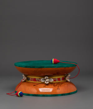 Wooden Ritual Damaru