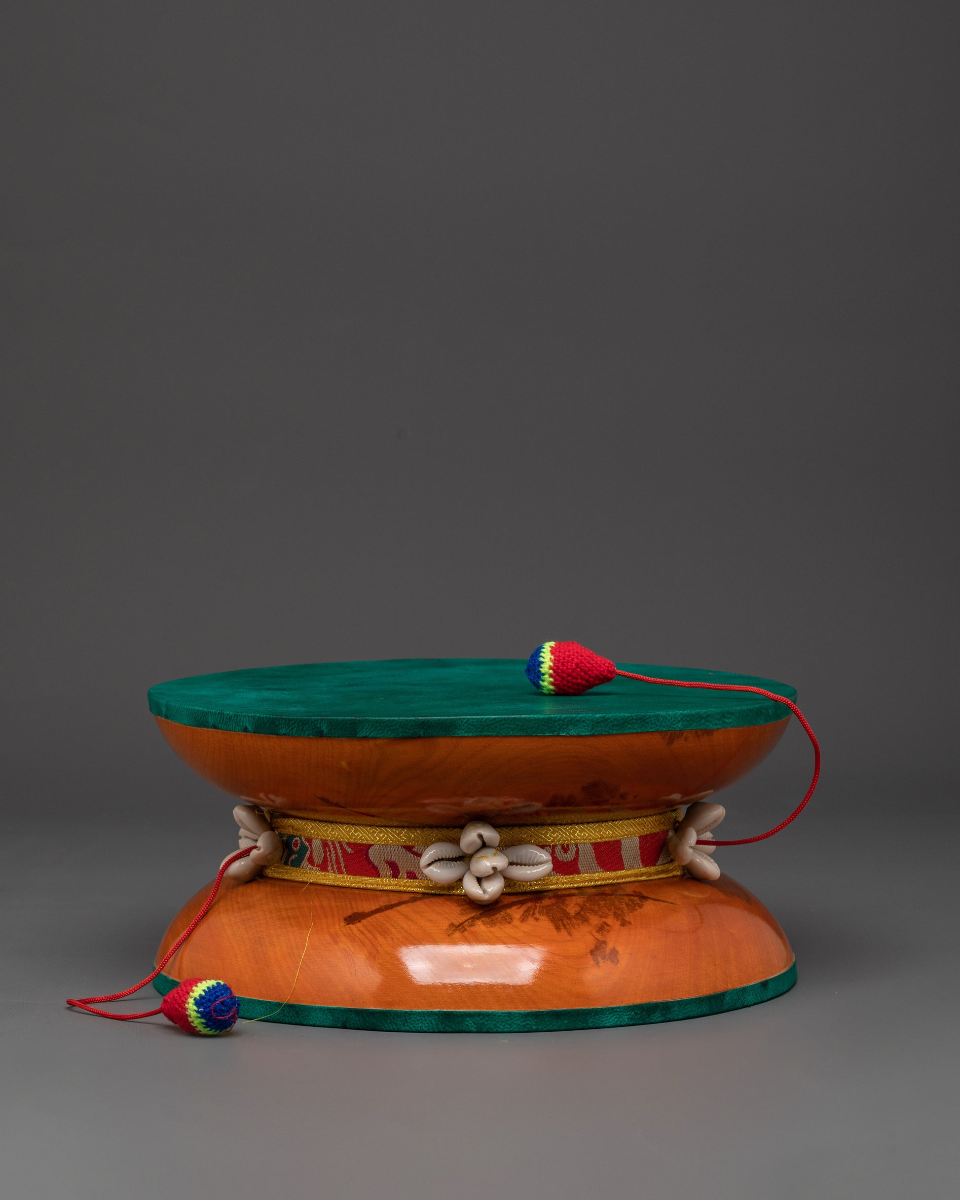 Wooden Ritual Damaru
