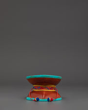 Handcrafted wooden damaru
