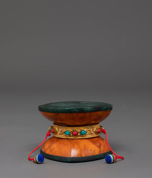 Bhutanese Wood Damaru