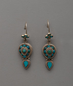 Dangle Turquoise Earrings​