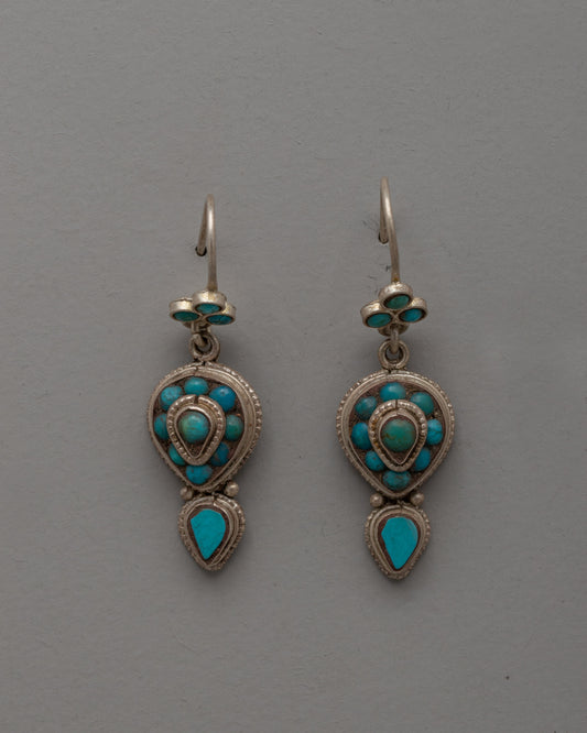 Dangle Turquoise Earrings​