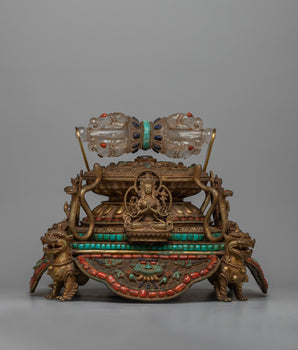 Copper Dharmadhatu With Vajra