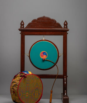 Tibetan Drum Stand