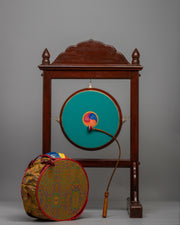Tibetan Drum Stand