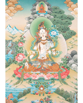 Diety White Tara Print