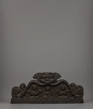 Wooden Door Frame | Temple-Style Carved Deco