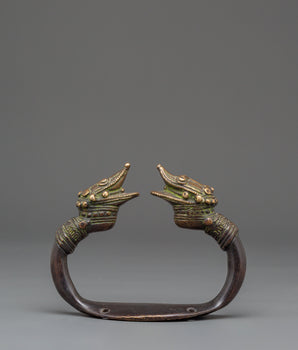 Handcrafted Makara Door Handle