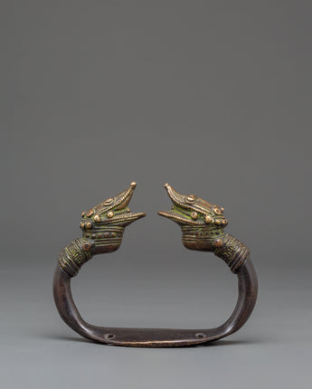 Handcrafted Makara Door Handle