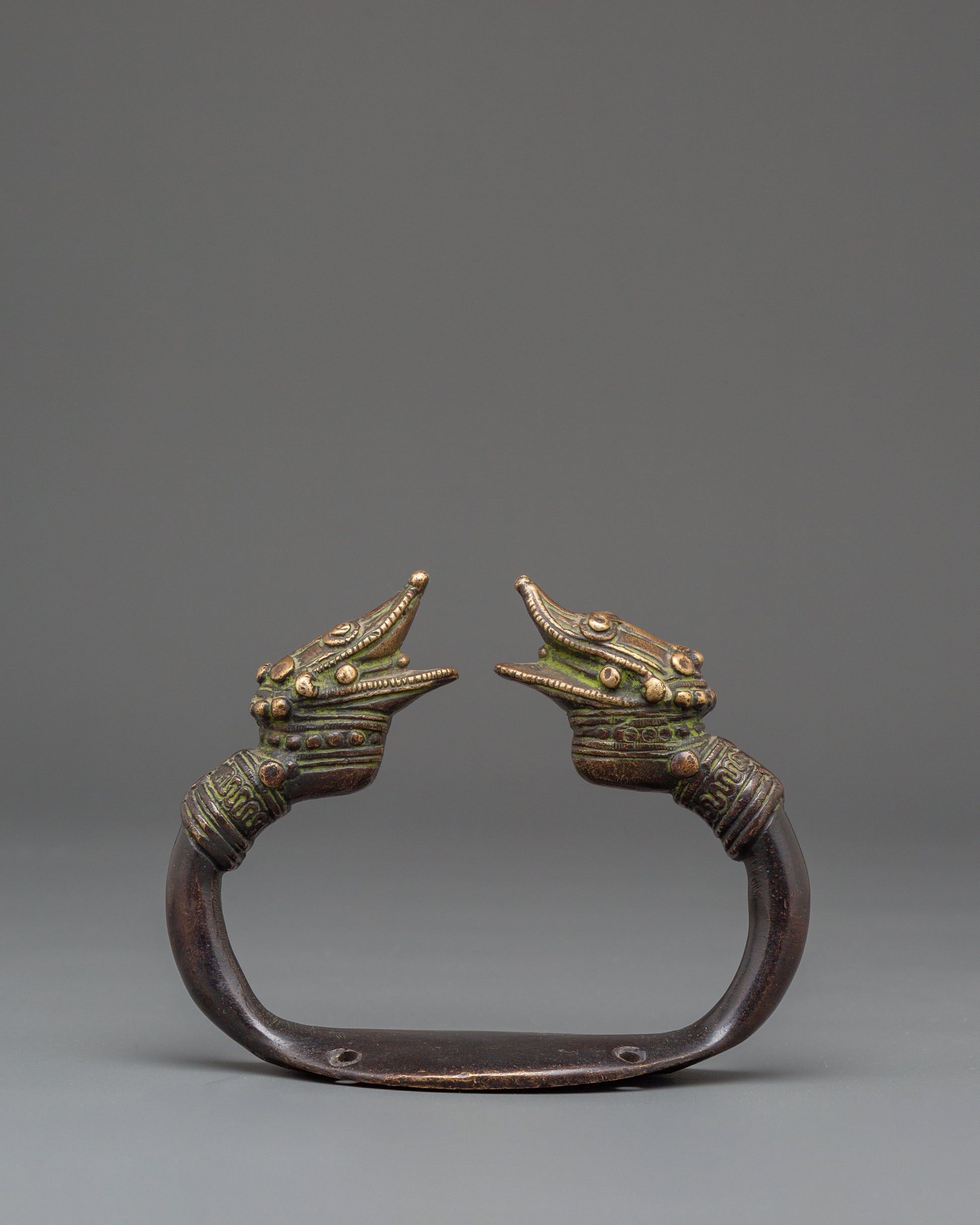 Handcrafted Makara Door Handle