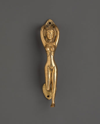 Brass Female Figure Door Handle
