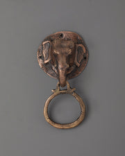 Elephant Head Door Knocker