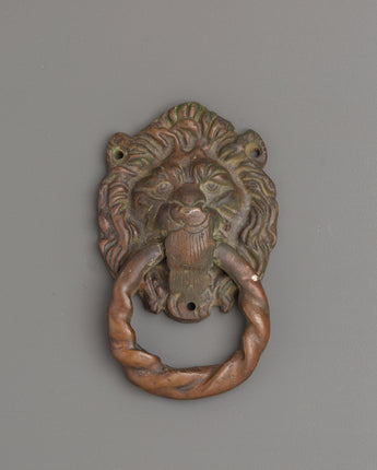 Handcrafted Lion Head Door Knocker