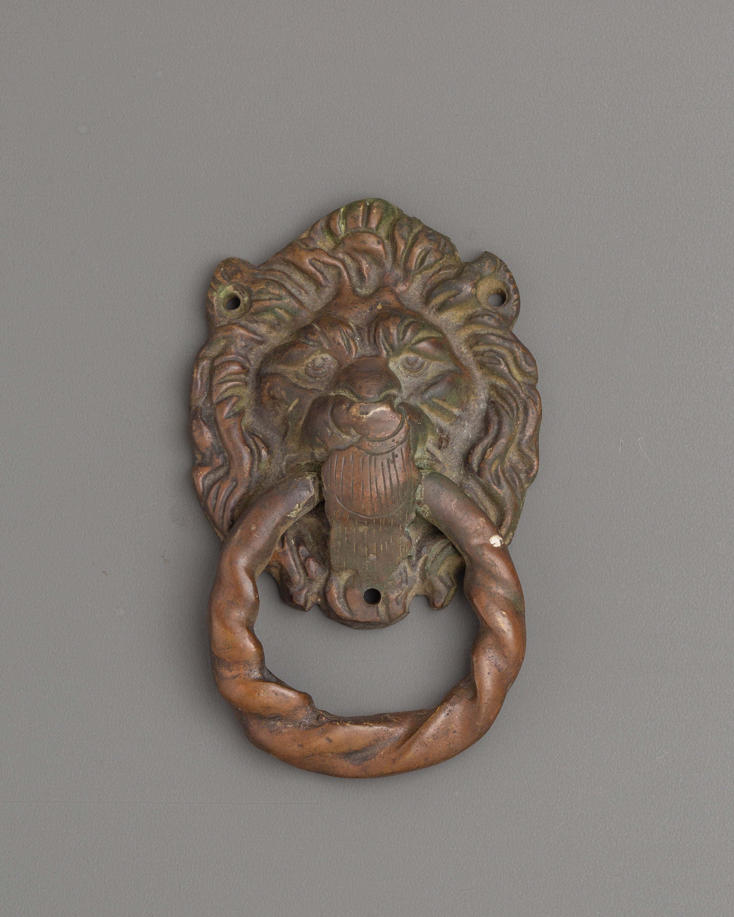 Handcrafted Lion Head Door Knocker