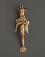 Handcrafted Decorative Door Handle | Traditional Brass Door Ornament
