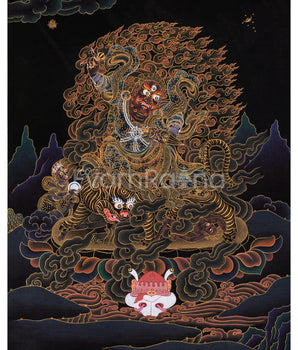 dorje-drollo-black-gold-thangka-print