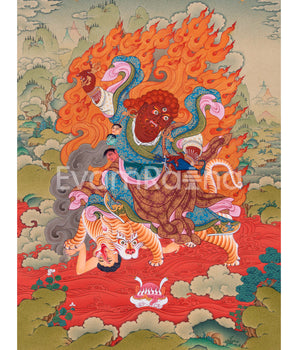 Dorje Drollo Thangka Print