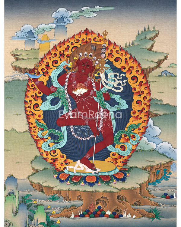 Dorje Phagmo Thangka Print