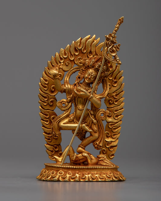 Copper Dorje Phagmo Statue