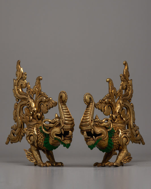 Makara Statues Set 