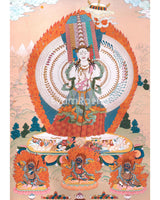 Mother Sitatapatra Thangka: Protector Dakini