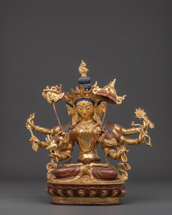 Dukar White Umbrella Deity Sculpture