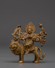 Handmade Goddess Durga Sculpture