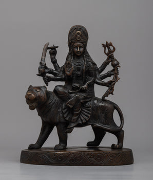 Brass Maa Durga Statue 