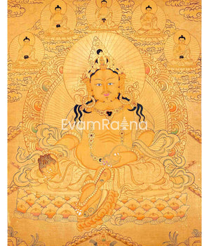Dzambala Kubera Thangka