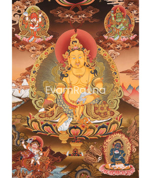 Dzambala Thangka Painting