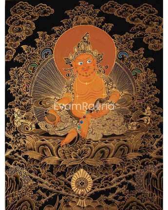 Dzambala Thangka Painting