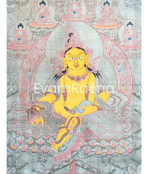 Dzambala Thangka Painting 