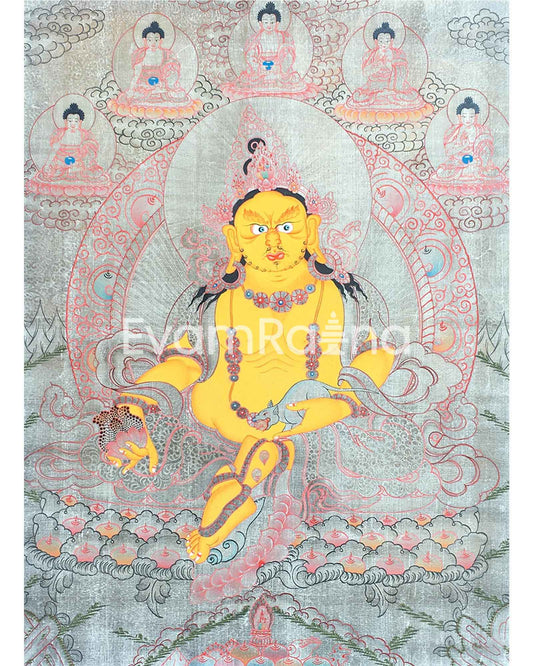 Dzambala Thangka Painting 