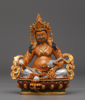 Copper Gold Plated Dzambhala Statue