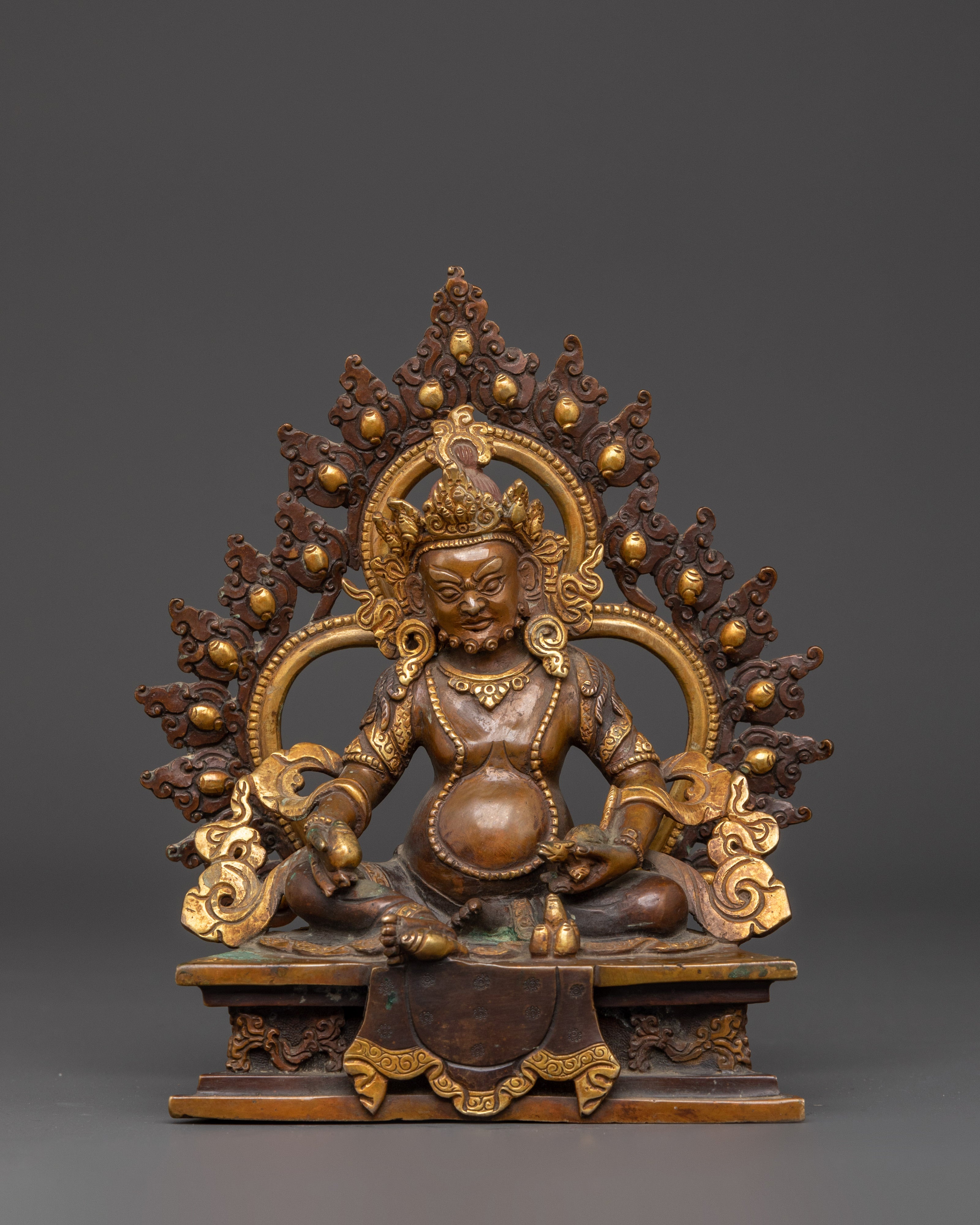 Tibetan Wealth Deity dzambala Statue