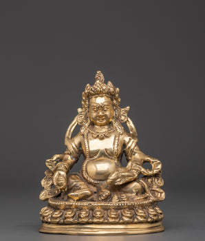 Handcrafted Brass Dzambhala Statue