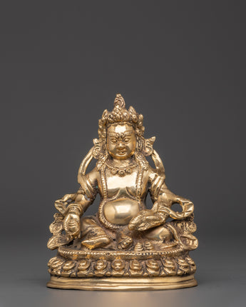 Handcrafted Brass Dzambhala Statue