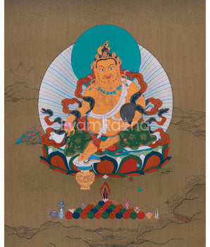 tibetan-dzambhala-wealth-deity-art