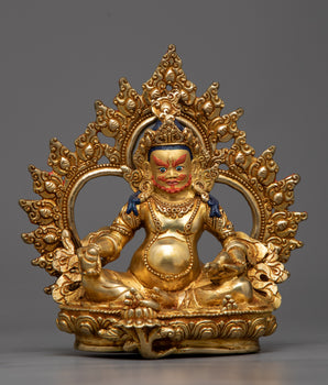 Dzambhala Mantra Practice Statue