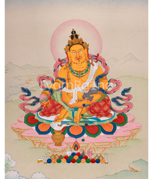 Traditional Wealth Deity Art