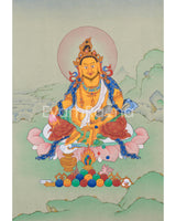 Jambhala Buddha Thangka 