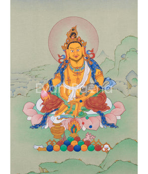 Jambhala Buddha Thangka 