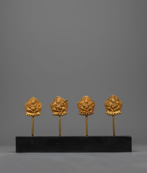 Sacred Dzambhala Statue with Stand 
