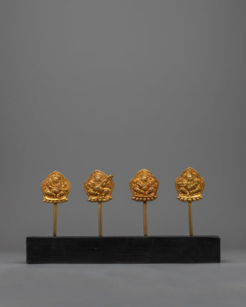 Sacred Dzambhala Statue with Stand 
