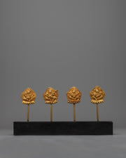 Sacred Dzambhala Statue with Stand