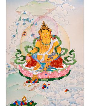 Dzambhala Thangka from Enlightenment Studio