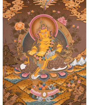 Dzambhala Tibetan Thangka